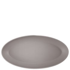 Copenhagen Melamine Sand Oval Dish 40 x 20cm/15 x 7.9"