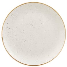 Churchill SWHSPD251 Stonecast Barley White Deep Coupe Plate 25.5cm