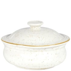 Churchill SWHSLSPT1 Stonecast Barley White Lidded Stewpot 15oz