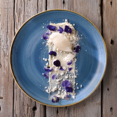 Churchill Stonecast Cornflower Blue Coupe Plate 32.4cm/12.75" (Pack of 6)