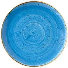 Churchill Stonecast Cornflower Blue Coupe Plate 21.7cm/8.5" (Pack of 12)