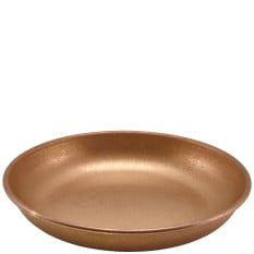 GenWare Copper Vintage Steel Coupe Plate 20cm (Pack of 12)