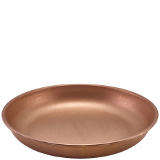GenWare Copper Vintage Steel Coupe Plate 24cm (Pack of 12)