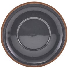GenWare Kava Dark Grey Stoneware Saucer 16cm/6" (Pack of 6)