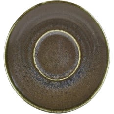 Terra Porcelain Cinder Black Saucer 11.5cm