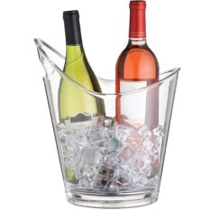 Clear Acrylic Drinks Pail and Cooler