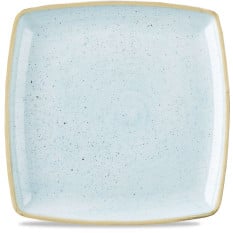 Churchill Stonecast Duck Egg Blue Square Plate