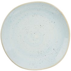 Stonecast Duck Egg Organic Round Plate 26.4cm