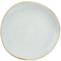 Stonecast Duck Egg Organic Round Plate 21cm