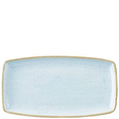 Stonecast Duck Egg Oblong Plate 35x18.5cm