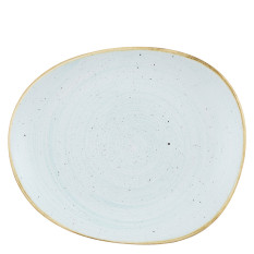 Churchill Stonecast Duck Egg Blue Opal Organic Plate 18.5cm/7.3" (Pack of 12)