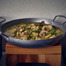 GenWare Vintage Steel Deep Paella Pan 32cm/12.6" (Pack of 6)