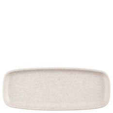 Churchill Emerge Speckled White Oblong Plate 25.1 x 10cm/10 x 3.9" (Pack of 6)