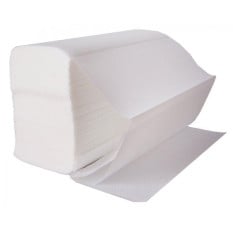 EntirePro Paper Hand Towels White 2 Ply Z Fold (Pack of 3000)