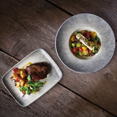 Academy Fusion Serenity Coupe Plate 17cm/6.75” (Pack of 12)