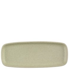 Churchill Emerge Speckled Green Oblong Plate 25.1 x 10cm/10 x 3.9" (Pack of 6)