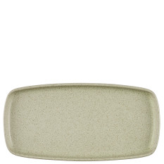 Churchill Emerge Speckled Green Oblong Plate 30 x 14.7cm/11.75 x 5.75" (Pack of 6)