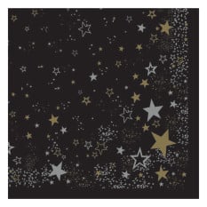 Swansoft Midnight Sparkle Festive Airlaid Napkin 40cm (Pack of 500)