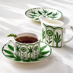 William Edwards Sultan's Garden Green Coupe Tea For One Teapot (Pack of 6)