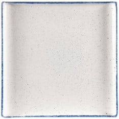 Stonecast Hints Indigo Square Buffet Tray 12"