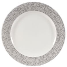 Isla Spinwash Shale Grey Footed Plate 27.6cm