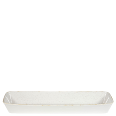 Stonecast Hints Barley White Rectangle Baking Dish 21x6.5x2.5"