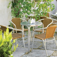 Bolero Round Stackable Bistro Table 600mm