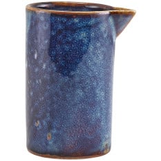 Terra Porcelain Aqua Blue Straight Sided Jug 180ml/6.3oz (Pack of 6)