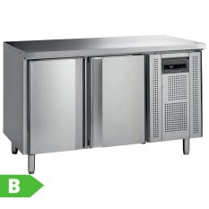 Tefcold Slimline Counter Fridge 2 Door 240 Litre