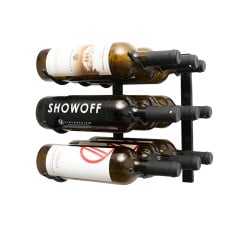 Wall Mounted Wine Rack - 9 Bottles