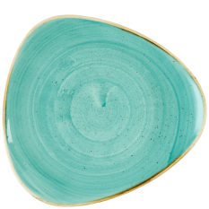 Churchill Stonecast Mint Triangle Plate 22.9cm/9" (Pack of 12)