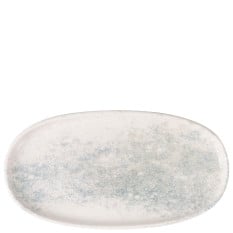 Pioli Smoky Matte Blue Oval Plate 21cm/8" (Pack of 6)