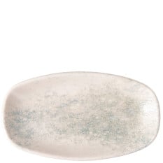 Pioli Smoky Matte Blue Oval Deep Plate 25cm/10" (Pack of 6)
