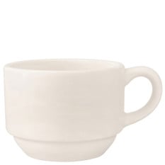 Pioli Stackable Tea Coffee Cup 220ml/8oz (Pack of 6)