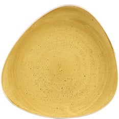 Churchill Stonecast Mustard Yellow Lotus Plate 26.5cm/10.38" (Pack of 12)