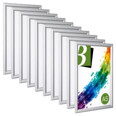 Snap Poster Frame A5 Silver (Pack of 10)