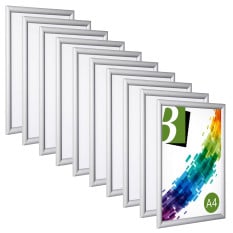 Snap Poster Frame A4 Silver (Pack of 10)