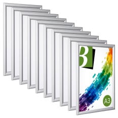 Snap Poster Frame A3 Silver (Pack of 10)