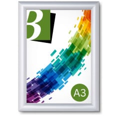 Snap Poster Frame A3 Silver (Pack of 10)