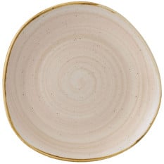 Stonecast Nutmeg Cream Organic Round Plate 28.6cm