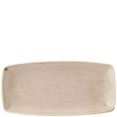 Stonecast Nutmeg Cream Oblong Plate 29.5x15cm