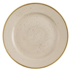 Churchill Stonecast Nutmeg Cream Profile Plate 26.1cm/10.3" (Pack of 12)