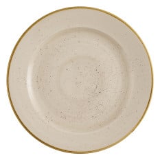Churchill Stonecast Nutmeg Cream Profile Plate 27.6cm/10.9" (Pack of 12)