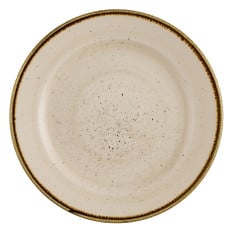 Churchill Stonecast Nutmeg Cream Profile Plate 17cm/6.7" (Pack of 12)