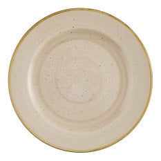 Churchill Stonecast Nutmeg Cream Profile Plate 23.4cm/9" (Pack of 12)