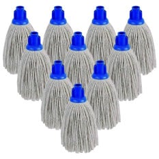 Socket Mop Heads 300g 10oz Blue (Bulk Pack of 10)