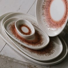 Pioli Sol Oval Deep Plate 25cm/10" (Pack of 6)