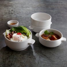 Steelite Simplicity White Casserole Bowl Base 425ml/15oz (Pack of 6)