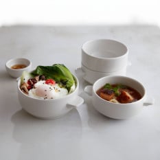 Steelite Simplicity White Lugged Soup Cup 285ml/10oz (Pack of 36)