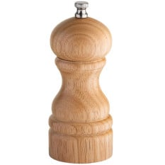Light Wood Salt/Pepper Grinder 13cm/5" (Pack of 6)